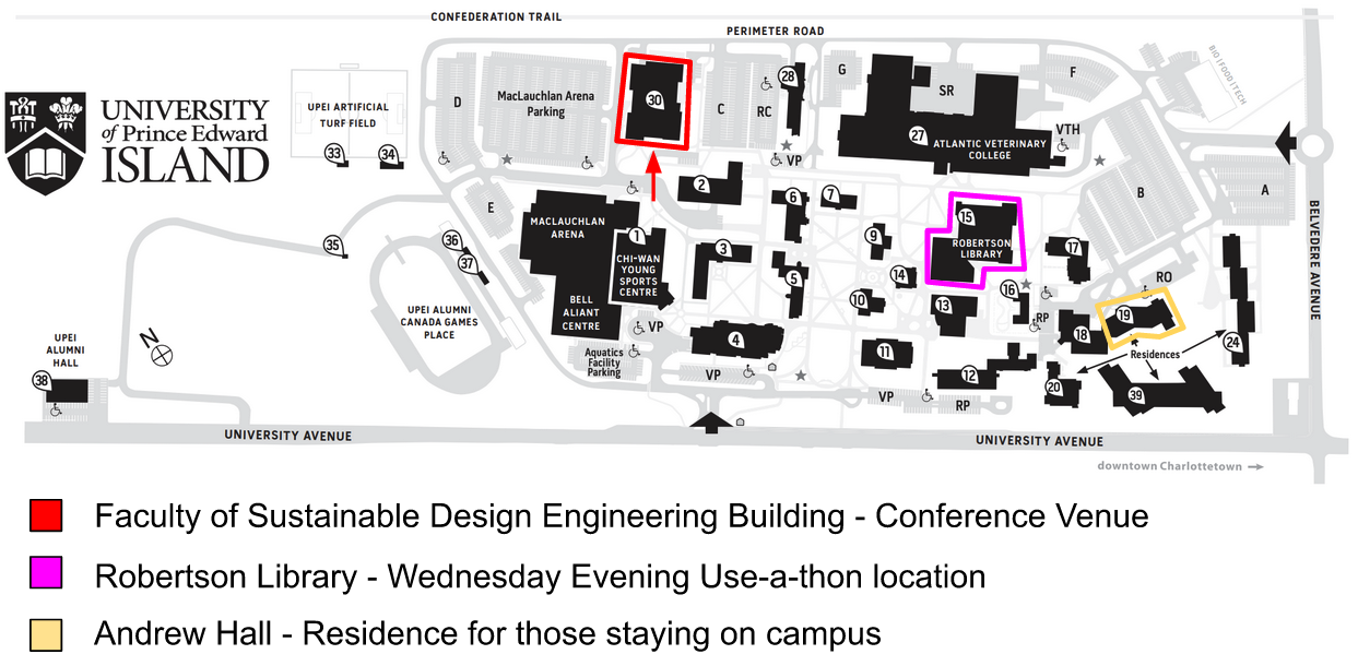 UPEI Campus Map